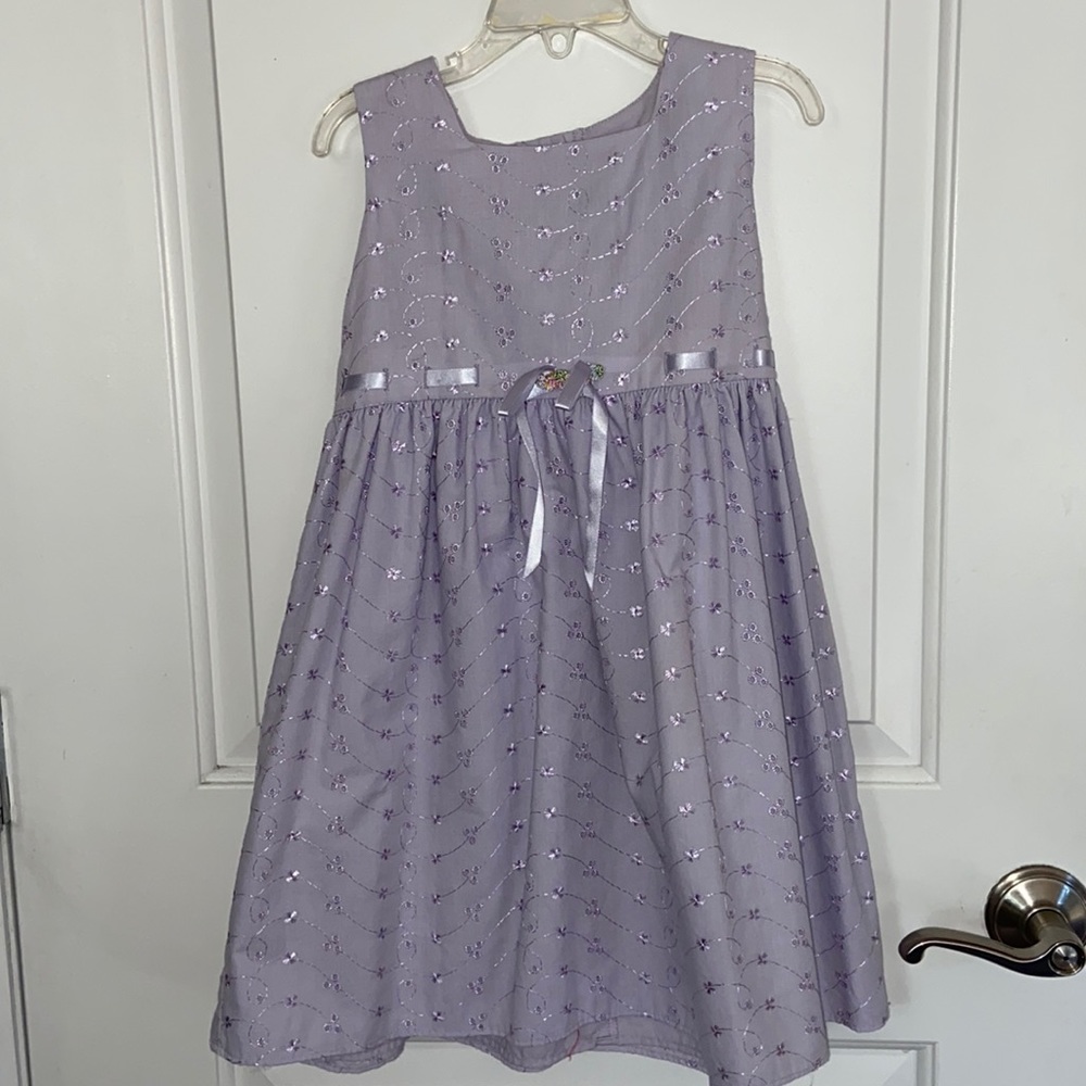 Jona Michelle girls dress Sz 5 purple worn once